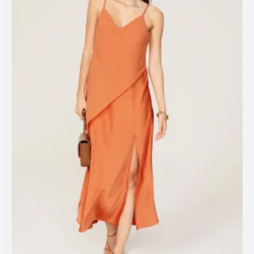 Saunders Collective Overlay midi dress